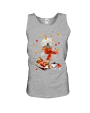 Autumn Leaves Coton De Tulear Unisex Tank tile