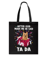 God Said - Australian Terrier Tote Bag tile