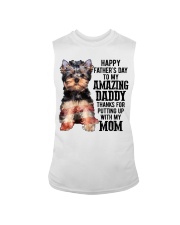 Daddy Yorkshire Terrier Dog Sleeveless Tee tile