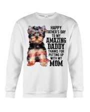 Daddy Yorkshire Terrier Dog Crewneck Sweatshirt tile