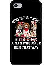 Crazy - Beagle 1 Phone Case tile