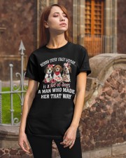 Crazy - Beagle 1 Classic T-Shirt apparel-classic-tshirt-lifestyle-06