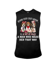 Crazy - Beagle 1 Sleeveless Tee tile