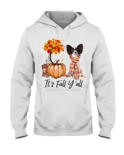 It is Fall - Papillon 1 Hooded Sweatshirt tile