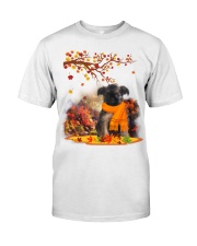 Fall Leaf - BLACK Brussels Griffon Classic T-Shirt front