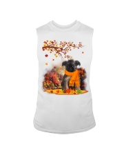 Fall Leaf - BLACK Brussels Griffon Sleeveless Tee tile