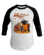 Fall Leaf - BLACK Brussels Griffon Baseball Tee tile