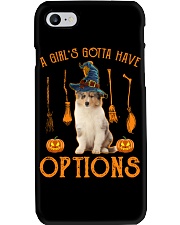 Options - Rough Collie 1 Phone Case tile