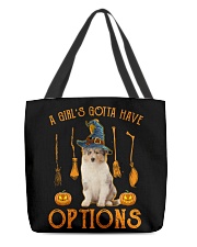 Options - Rough Collie 1 All-Over Tote tile