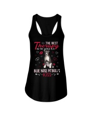 Best Therapy - Blue Nose Pitbull Ladies Flowy Tank tile