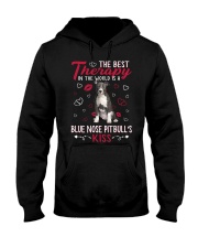 Best Therapy - Blue Nose Pitbull Hooded Sweatshirt tile