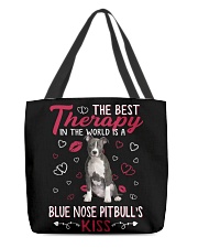 Best Therapy - Blue Nose Pitbull All-Over Tote tile
