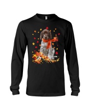 Autumn Leaves Scraf - German Shorthaired Pointer Long Sleeve Tee tile