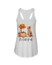 It is Fall - golden Retriever 1 Ladies Flowy Tank tile