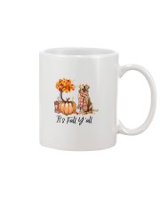 It is Fall - golden Retriever 1 Mug tile