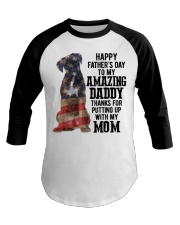 Daddy Day Boxer Baseball Tee tile