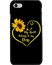 My Heart Belongs to my Dogs Phone Case tile