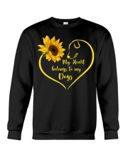 My Heart Belongs to my Dogs Crewneck Sweatshirt tile