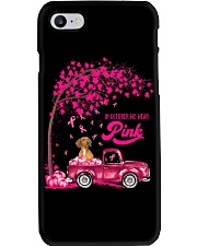 LBN October Pink Truck Dachshund 2 Phone Case tile