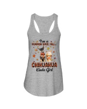 Pumpkin Kinda - Chihuahua Ladies Flowy Tank tile