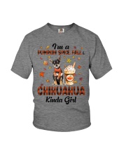 Pumpkin Kinda - Chihuahua Youth T-Shirt tile