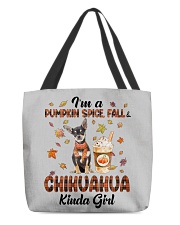 Pumpkin Kinda - Chihuahua All-Over Tote tile