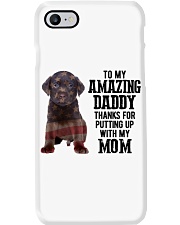 Amazing Daddy - CHOCOLATE labs Phone Case tile