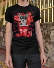 Valentine Pot - BLACK Chihuahua Classic T-Shirt apparel-classic-tshirt-lifestyle-21