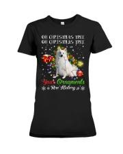 Ornament - American Eskimo Premium Fit Ladies Tee tile