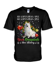 Ornament - American Eskimo V-Neck T-Shirt tile