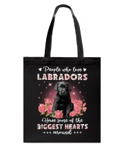 Biggest - BLACK Labrador Pup Tote Bag tile