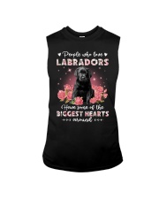 Biggest - BLACK Labrador Pup Sleeveless Tee tile