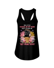 The Little - BLACK Morkie Ladies Flowy Tank tile