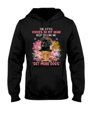 The Little - BLACK Morkie Hooded Sweatshirt tile
