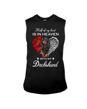 In Heaven - Black Long-haired Dachshund Sleeveless Tee tile