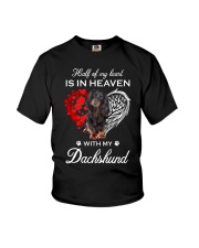 In Heaven - Black Long-haired Dachshund Youth T-Shirt tile