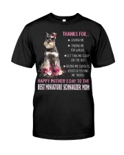 Talking Me Miniature Schnauzer Classic T-Shirt front