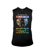 Kinda Stole - BLACK Pomeranian Sleeveless Tee tile