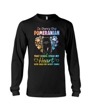 Kinda Stole - BLACK Pomeranian Long Sleeve Tee tile