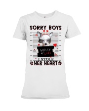 Stole - Chinese Crested Dog Premium Fit Ladies Tee tile