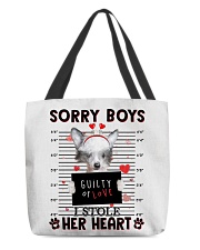 Stole - Chinese Crested Dog All-Over Tote tile