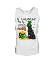 Lucky Charm - Flat-coated Retriever Unisex Tank tile
