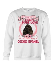 Loyalty - BLACK American Cocker Spaniel Crewneck Sweatshirt tile