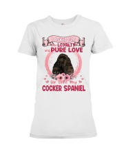 Loyalty - BLACK American Cocker Spaniel Premium Fit Ladies Tee tile