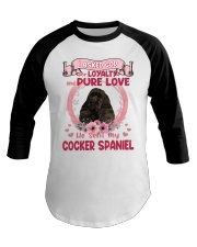 Loyalty - BLACK American Cocker Spaniel Baseball Tee tile