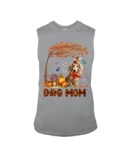 Pumpkin Mom - CREAM Long Haired Dachshund Sleeveless Tee tile