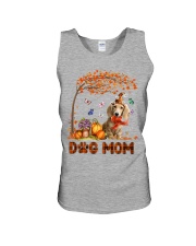 Pumpkin Mom - CREAM Long Haired Dachshund Unisex Tank tile