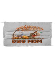 Pumpkin Mom - CREAM Long Haired Dachshund Mask tile