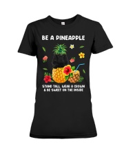 Pineapple - BLACK Cocker Spaniel Premium Fit Ladies Tee tile