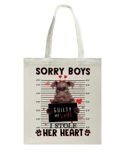 Stole - CHOCOLATE Miniature Schnauzer Tote Bag tile